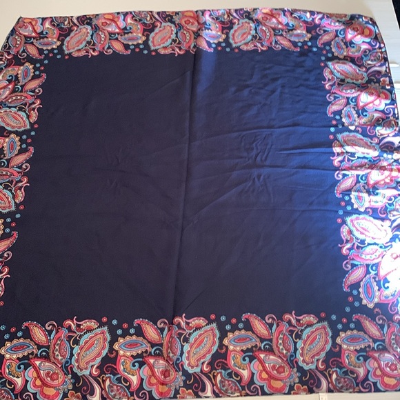 Paisley scarfs,set of 2,vintage,Unknown brand - Picture 4 of 5